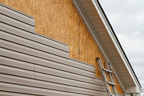 Professional Siding technician working in Lakeland, FL